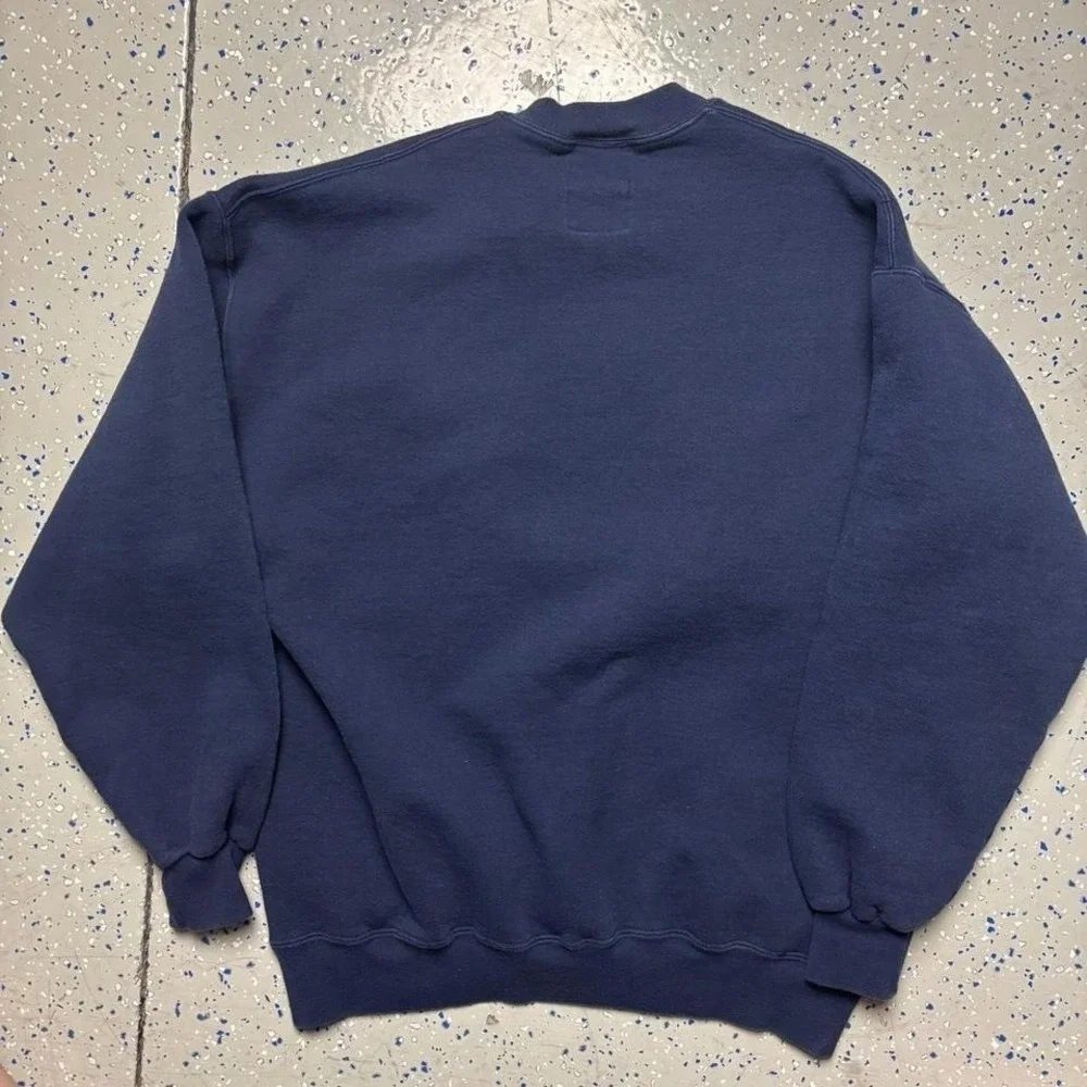 Hard Rock Cafe Cancun Navy Mens Large Sweatshirt Crewneck Pullover Mexico
